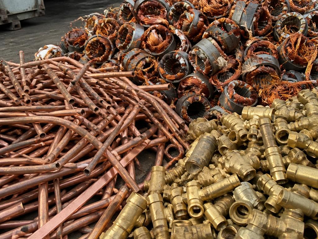 Red Copper & Brass scrap accepted by Kam Wai Recycling